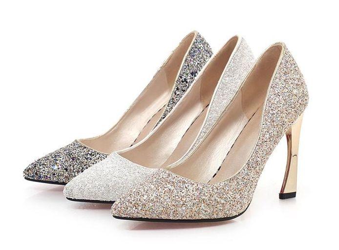 Hochzeit - Womens Elegant Close Toe High Heels