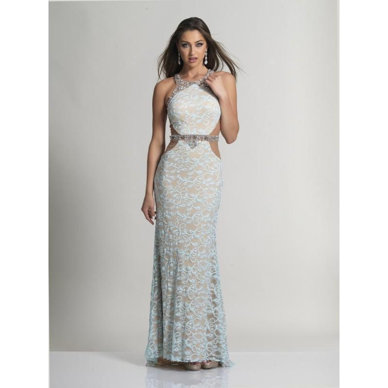 Wedding - Dave and Johnny 2282 Stretch Lace Prom Gown - Brand Prom Dresses