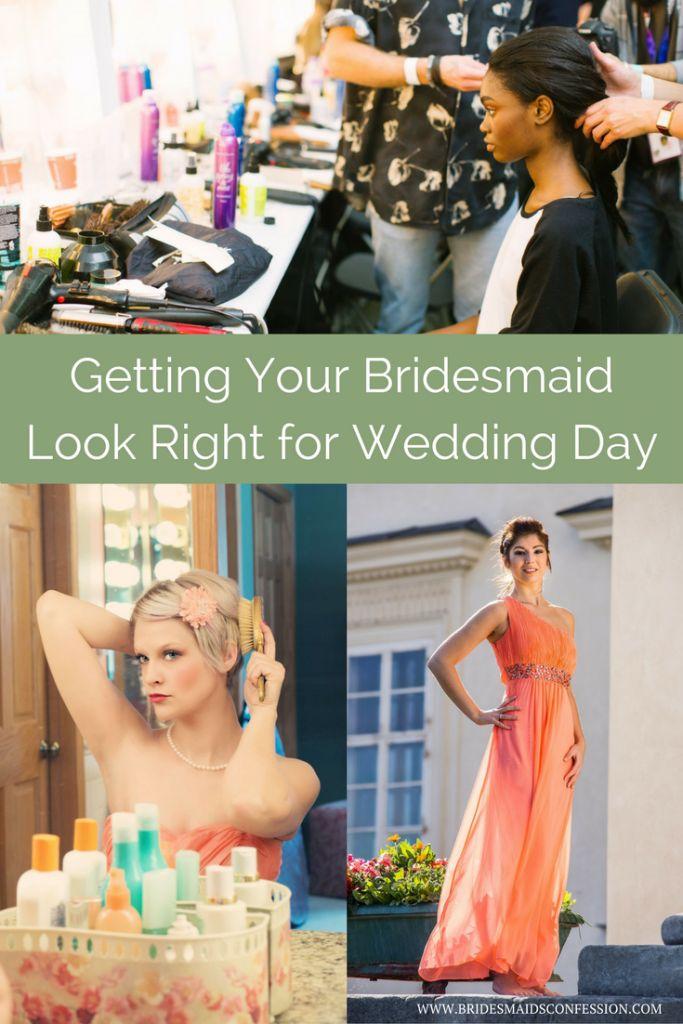 Hochzeit - Getting Your Bridesmaid Look Just Right For Wedding Day