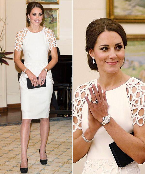 Mariage - Looks Para O Noivado: 10 Vestidos Brancos De Kate Middleton