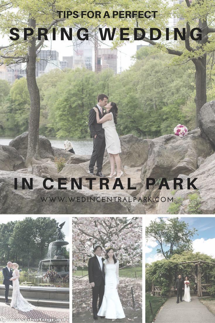 Hochzeit - Tips For A Spring Wedding In Central Park
