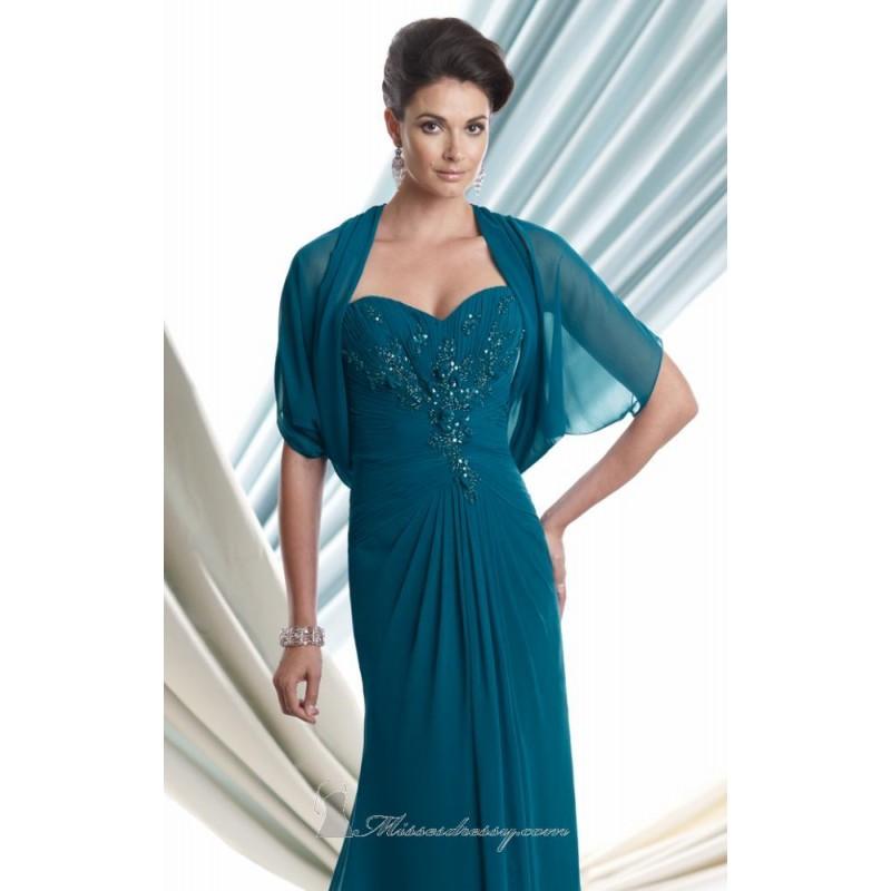 زفاف - Silk Chiffon Dress by Mon Cheri Montage 113926 - Bonny Evening Dresses Online 