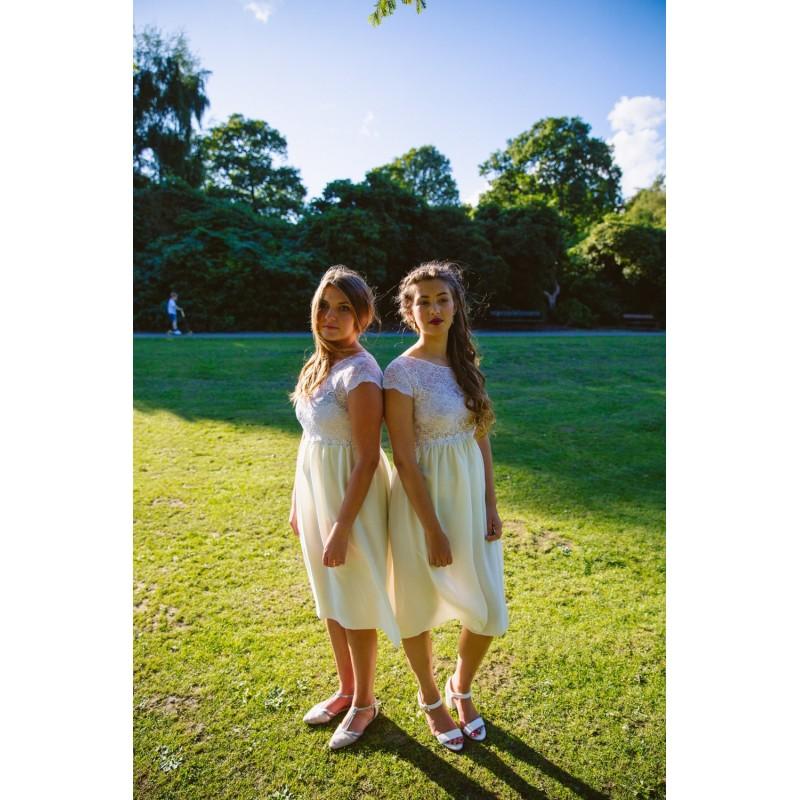 Mariage - Daisy. Bridesmaids dress. Luna organic. Lace and chiffon. - Hand-made Beautiful Dresses
