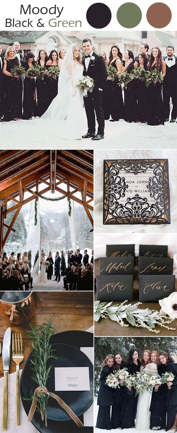 Hochzeit - The Best 10 Winter Wedding Colors To Inspire