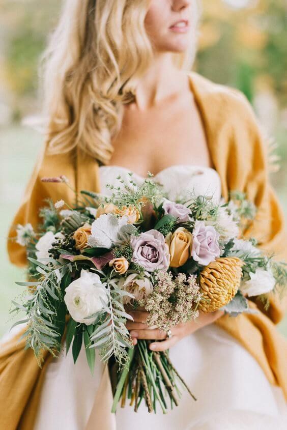 زفاف - 10 Awesome Autumn Wedding Bouquets You'll LOVE
