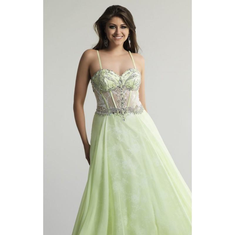 Wedding - Beaded Corset Bodice by Dave and Johnny 10090 - Bonny Evening Dresses Online 