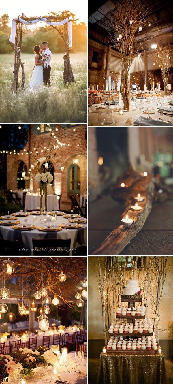 زفاف - 50  Genius Ideas To Incorporate Wood Into Your Wedding Party