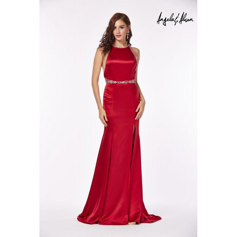 Hochzeit - Crimson Angela and Alison Long Prom 61084 Angela and Alison - Rich Your Wedding Day