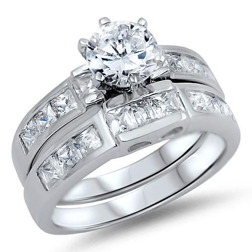 Wedding - 1.8CT Round Cut Solitaire Lab Diamond Engagement Ring