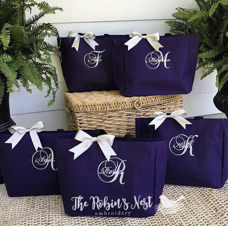 Wedding - Bridal Party Tote Bags 