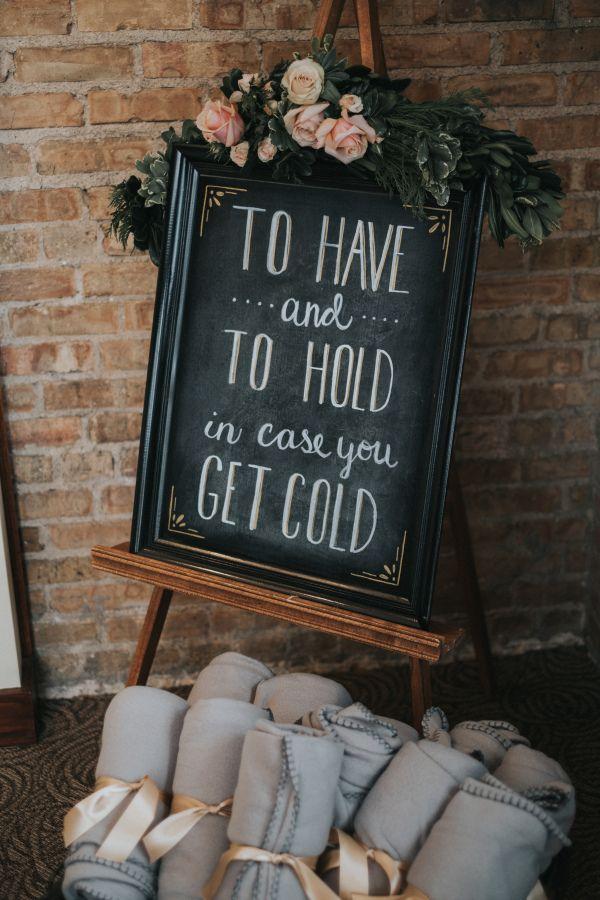 Wedding - This Winter Wedding Is The Definition Of Cozy