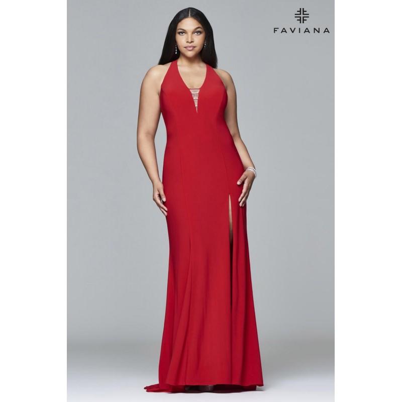 زفاف - Faviana Plus Sizes 9402 - Branded Bridal Gowns