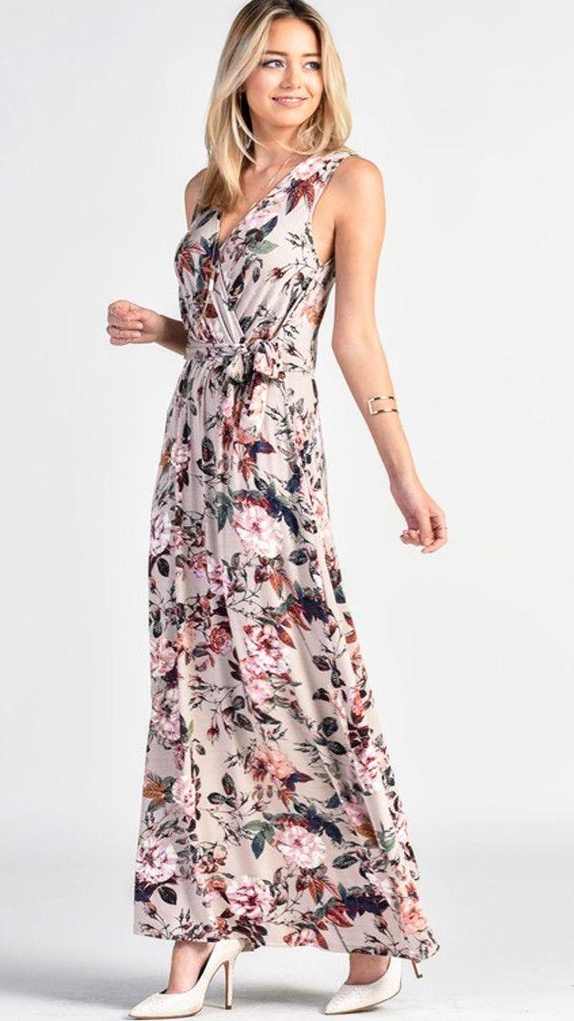 Mariage - Mika Floral Maxi Dress