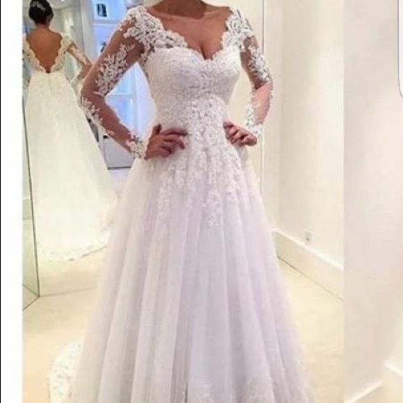 Свадьба - Wedding Dress Size 8 Never Worn