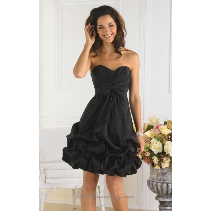 زفاف - Strapless Mini Dress by Pretty Maids 22333 - Bonny Evening Dresses Online 
