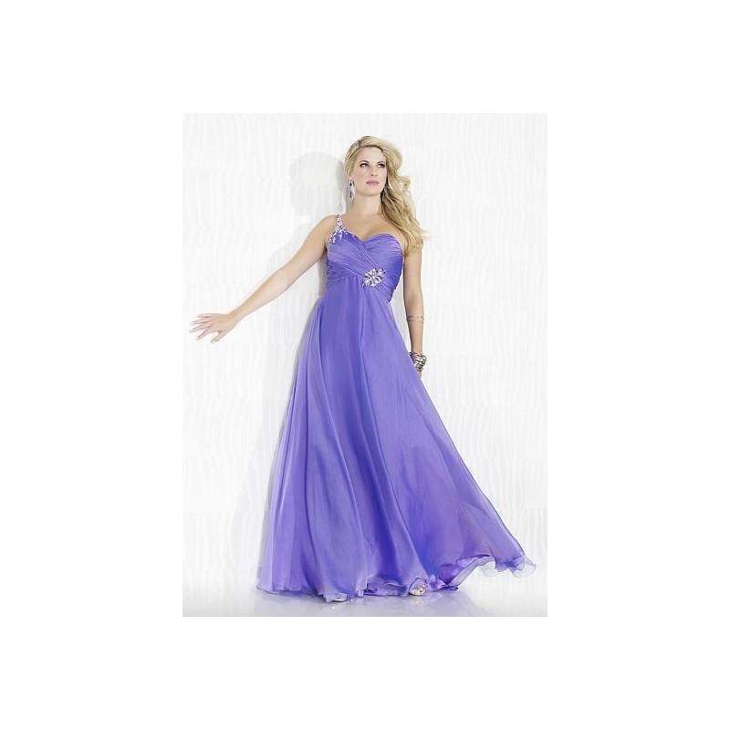 Mariage - Riva Designs One Shoulder Chiffon Prom Dress R9502 - Brand Prom Dresses