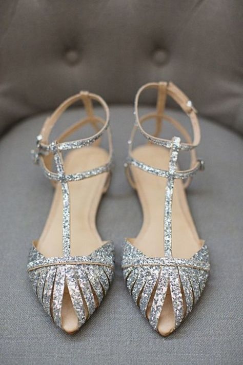 Mariage - Os Melhores Do Pinterest: Sapatos Flat Para Noivas