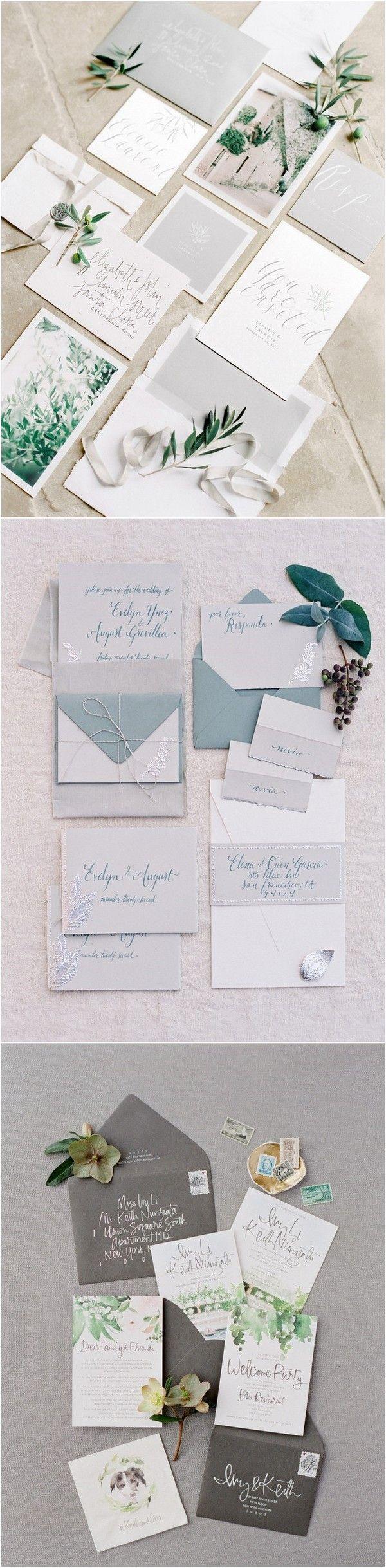 Свадьба - Trending-21 Elegant Green And Grey Wedding Color Ideas For 2018 - Page 2 Of 4