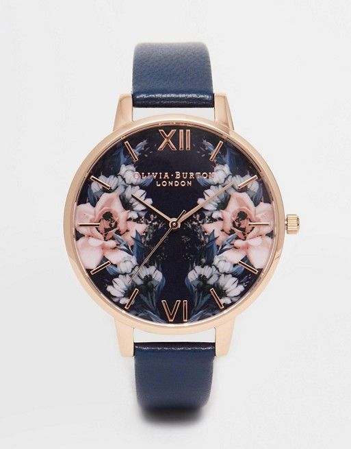 Hochzeit - Olivia Burton Exclusive Floral Big Dial Watch