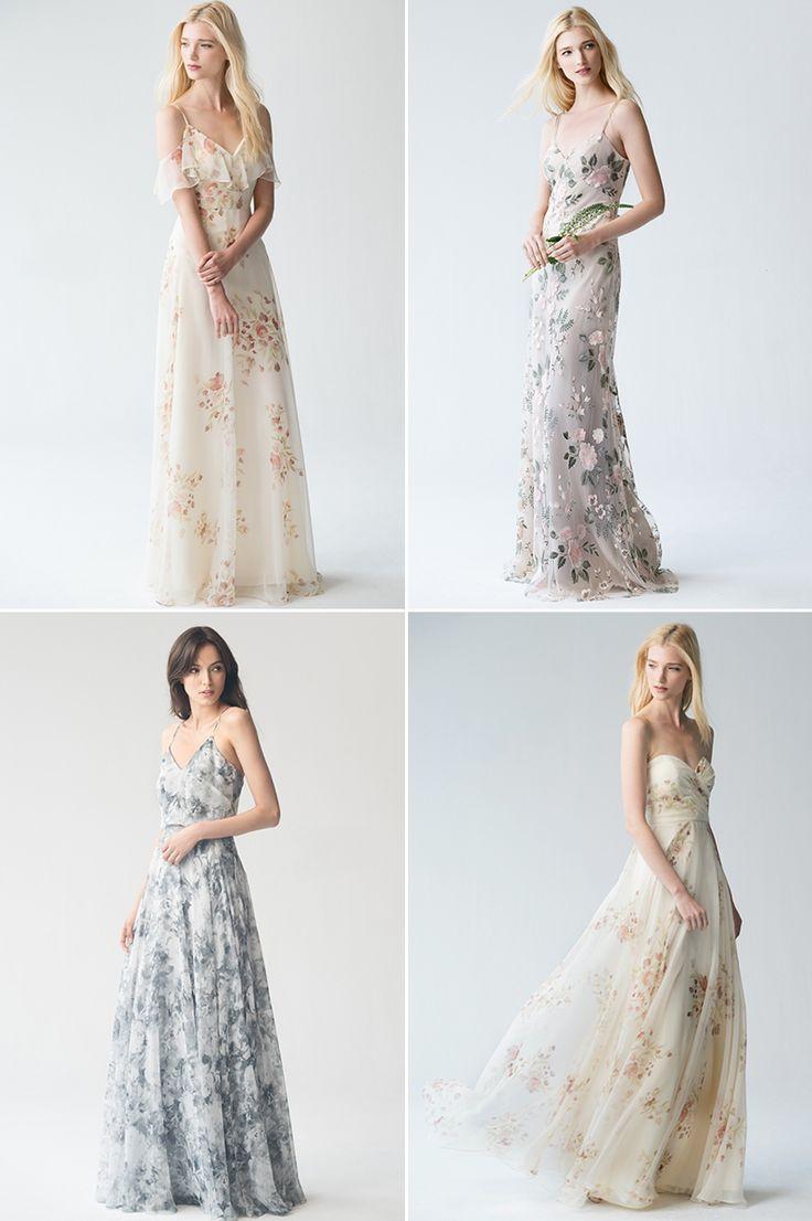 Mariage - Love Blooms! Romantic Floral Bridesmaid Dresses Your Girls Will Love