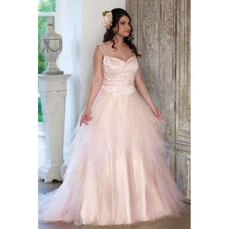 Mariage - Sonsie by Veromia Style SON91605 by Sonsie - Ivory  White  Blush  Pink Tulle Floor Sweetheart  Straps A-Line Wedding Dresses - Bridesmaid Dress Online Shop