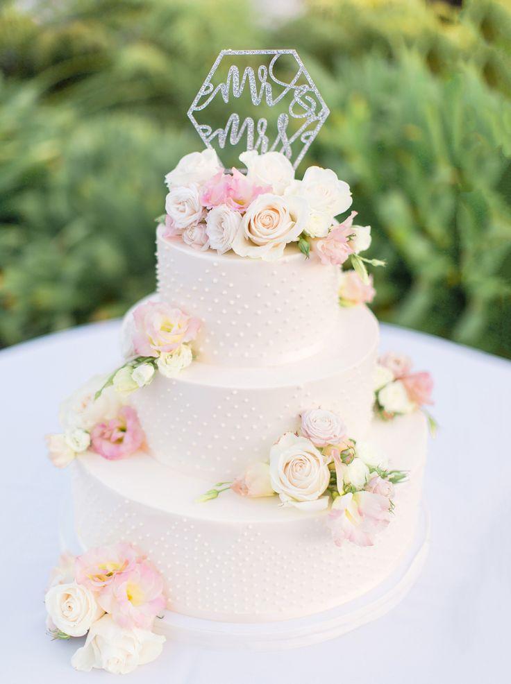 زفاف - Geometric Wedding Cake Topper Mr & Mrs Cake Topper In Glitter Or Rustic Wood Calligraphy Style Modern Boho Geometric Wedding (Item - GMM900)