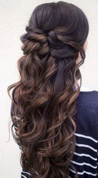 Mariage - 80 Beautiful And Adorable Half Up Half Down Wedding Hairstyles Ideas