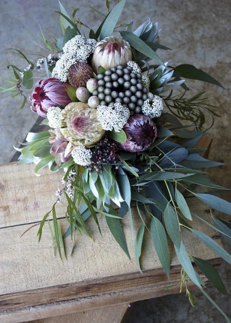 Wedding - Protea & Native Wedding Bouquets