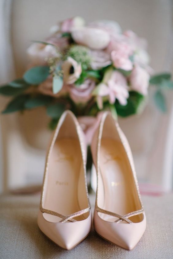 Свадьба - 100 Pretty Wedding Shoes From Pinterest