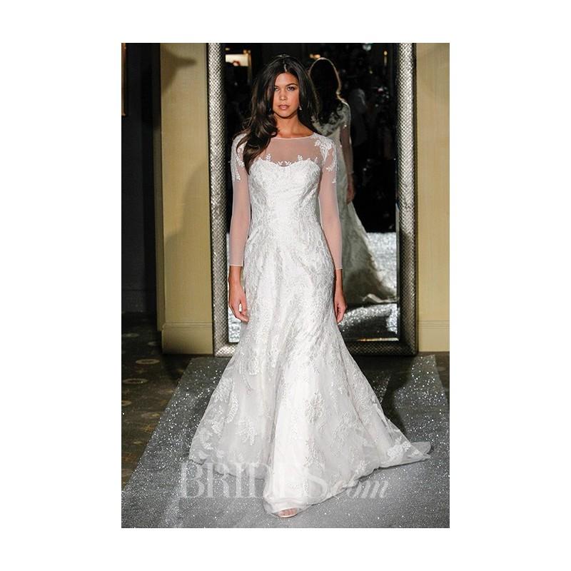 Свадьба - Oleg Cassini - Spring 2017 - Satin A-Line Gown - Stunning Cheap Wedding Dresses