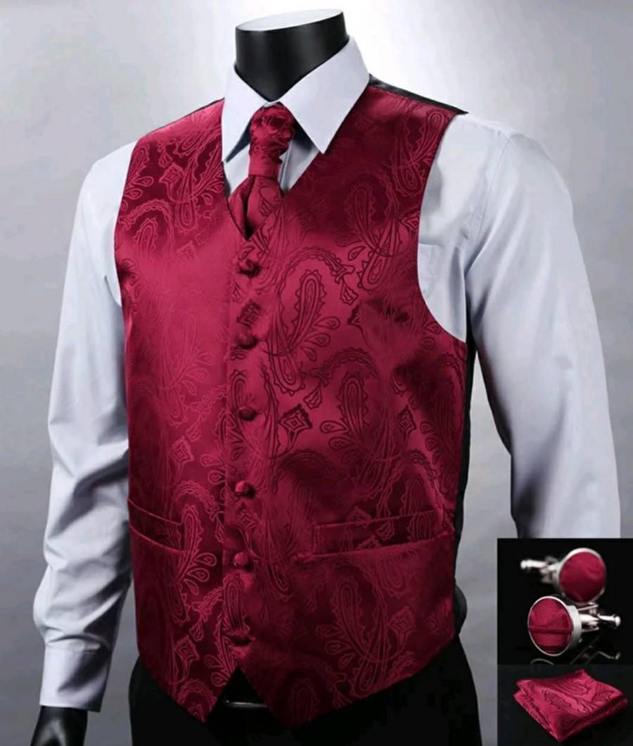 زفاف - Men Luxury Waistcoat Set
