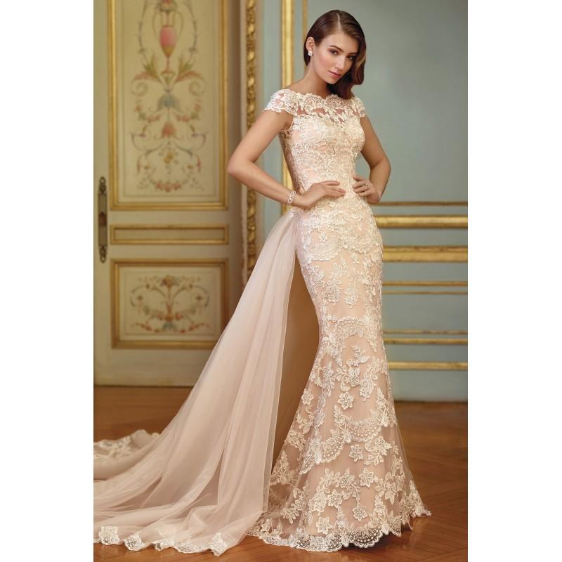 زفاف - Style 117291 by David Tutera for Mon Cheri - Other Lace  Tulle Removable Skirt Floor High Wedding Dresses - Bridesmaid Dress Online Shop