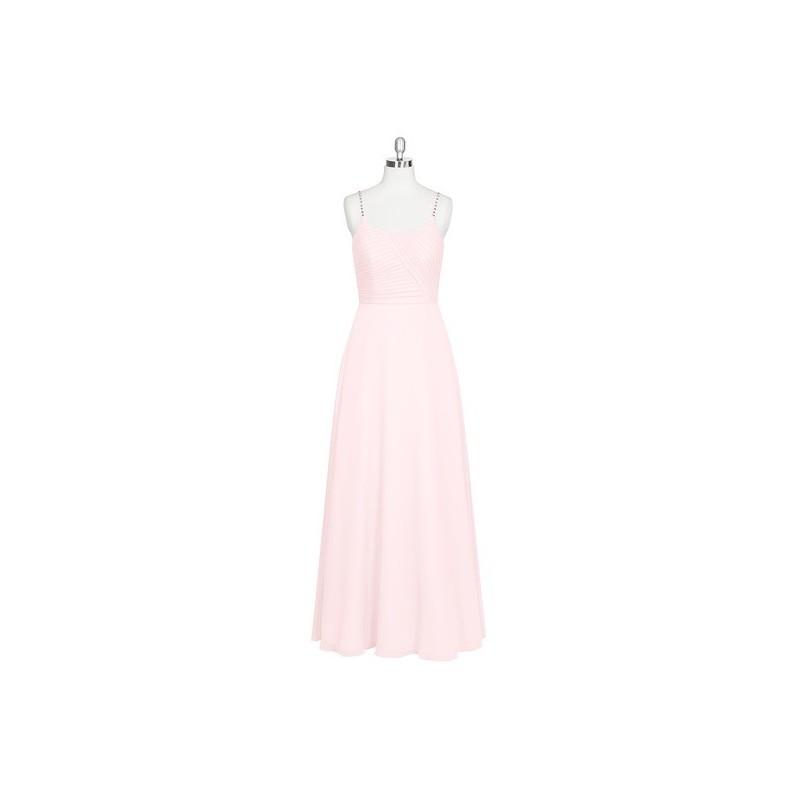 Mariage - Blushing_pink Azazie Serena - Back Zip Scoop Floor Length Crinkle Chiffon - Cheap Gorgeous Bridesmaids Store