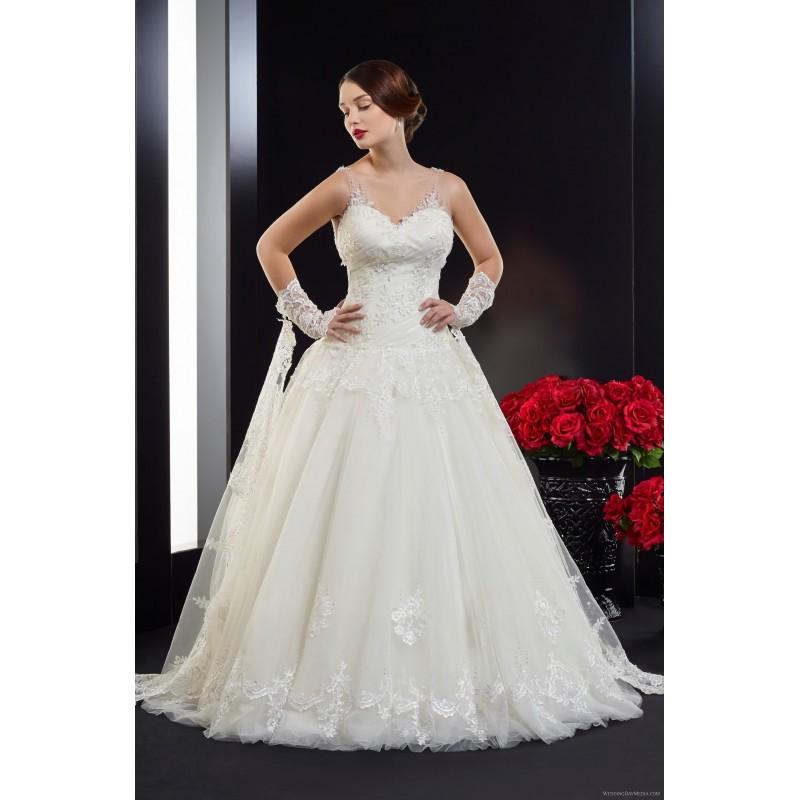 زفاف - Angelo Bianca 2185 Angelo Bianca Wedding Dresses Abel - Rosy Bridesmaid Dresses