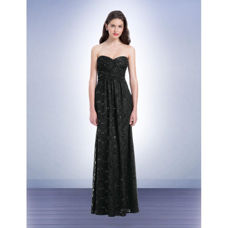 Wedding - Bill Levkoff 1175 Strapless Sequin Lace Full Length Bridesmaid Dress - Crazy Sale Bridal Dresses