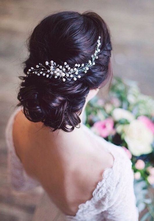 زفاف - 40   Long Wedding Hairstyles From Evgeniya Lebedeva (Accessories)