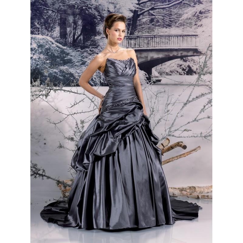 Wedding - Miss Paris, 133-08 charbon - Superbes robes de mariée pas cher 