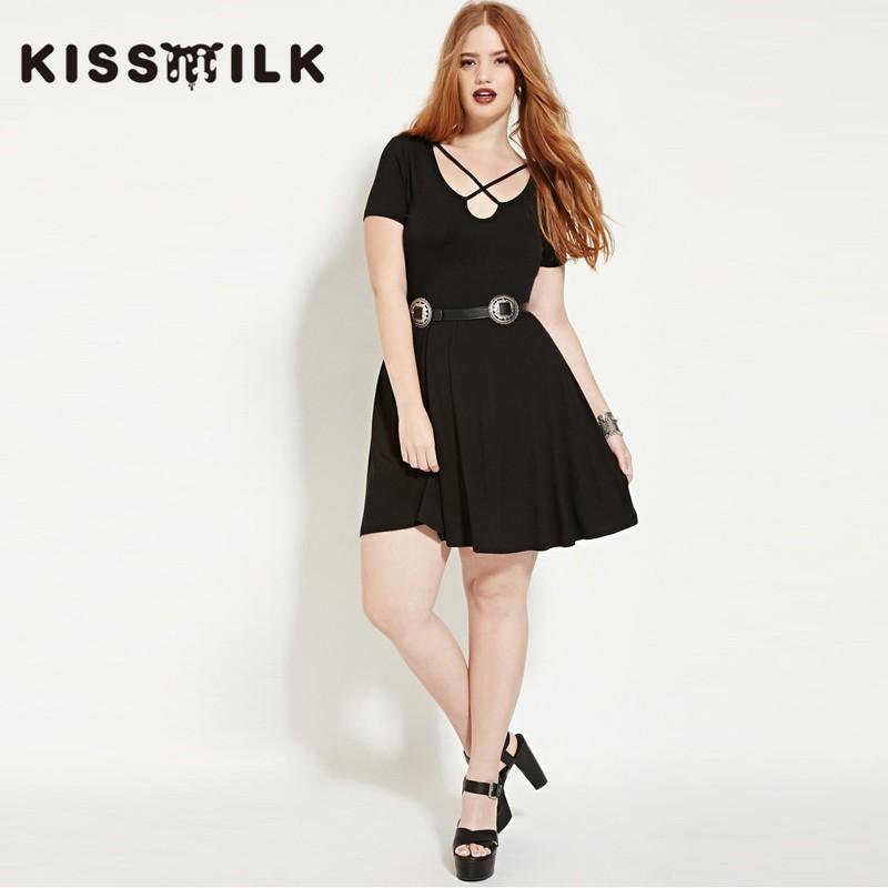 زفاف - Sexy Slimming Curvy Plus Size High Waisted Black Summer Dress Beach Dress - Bonny YZOZO Boutique Store