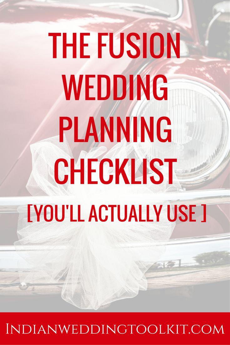 Hochzeit - The Indian Wedding Planning Checklist [You Can Actually Use]