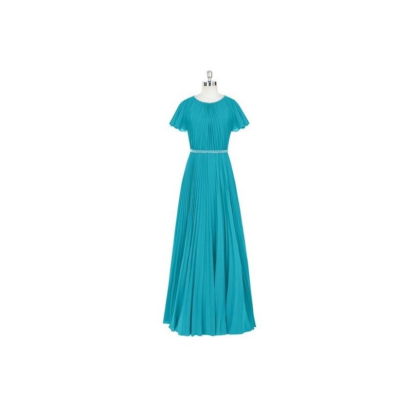 Mariage - Jade Azazie Kara - Floor Length Scoop Chiffon Back Zip Dress - Cheap Gorgeous Bridesmaids Store