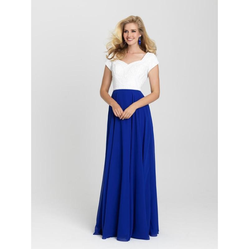 Hochzeit - Royal Madison James Modest Prom Gowns Long Island Madison James Modest 16-500M Madison James Modest - Top Design Dress Online Shop