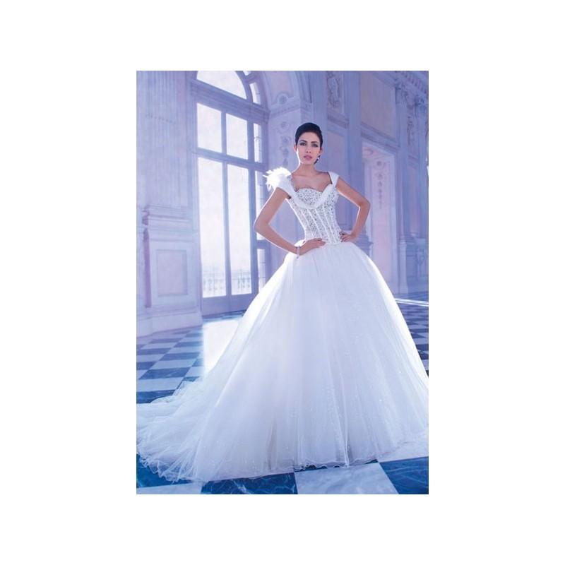 Hochzeit - Vestido de novia de Demetrios Modelo 2869 - 2014 Princesa Tirantes Vestido - Tienda nupcial con estilo del cordón
