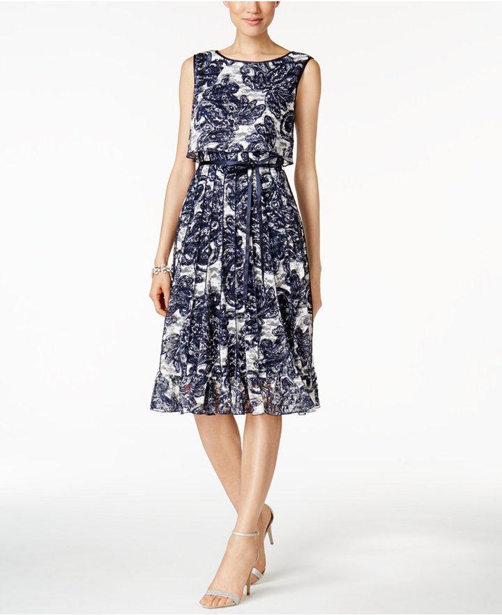 Mariage - Sl Fashions Paisley Lace Popover Dress