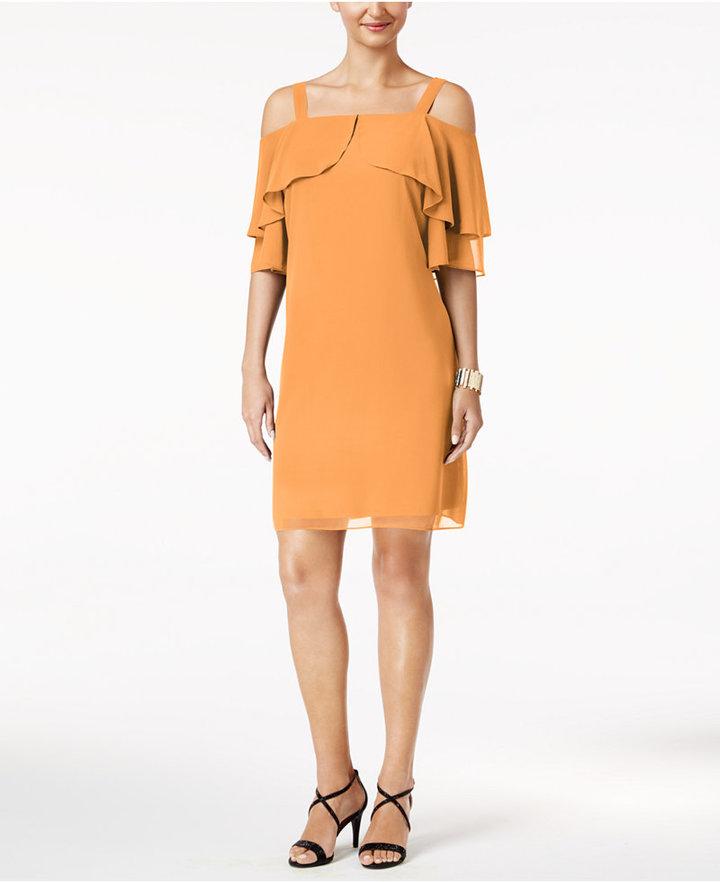 زفاف - Thalia Sodi Cold-Shoulder Shift Dress, Created for Macy's