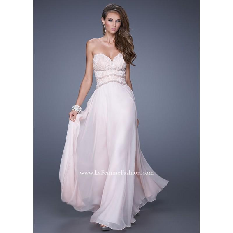 Hochzeit - La Femme 20743 Flowy Chiffon Dress - 2017 Spring Trends Dresses
