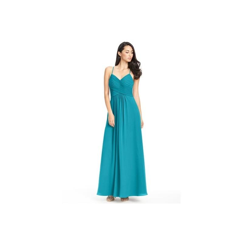 Mariage - Jade Azazie Haleigh - V Neck Floor Length Chiffon Keyhole Dress - Cheap Gorgeous Bridesmaids Store