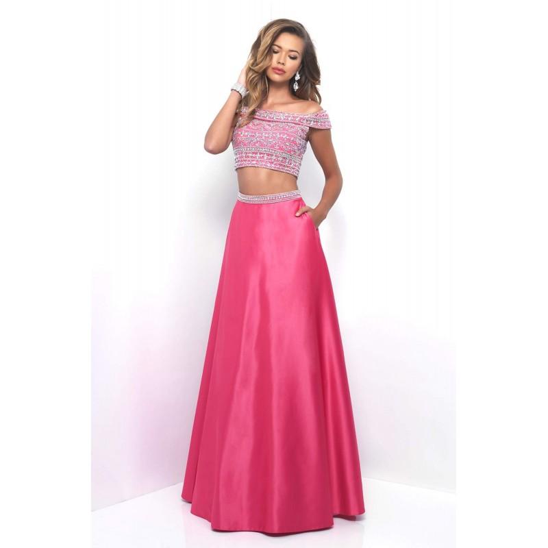 Mariage - Style 11211 by Blush by Alexia - Beaded  Satin Floor Off-Shoulder Separates  A-Line Occasions - Bridesmaid Dress Online Shop