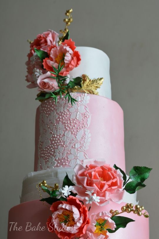 Wedding - Pink Wedding Cake