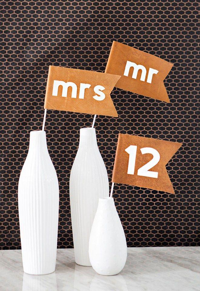 Hochzeit - DIY Fabric Wedding Flags With The BRAND NEW Cricut Maker!