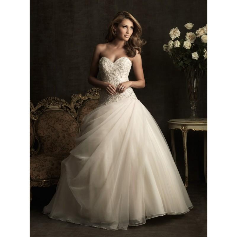 Hochzeit - Allure Bridals 8901 Beaded Ball Gown Wedding Dress - Crazy Sale Bridal Dresses